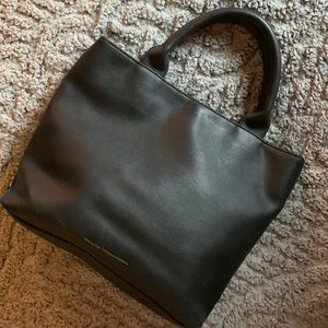 Stone Mountain Black Leather Bag